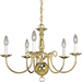 Progress PP434610 Polished Brass Mini Chandelier