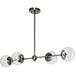 Progress PP400326009 Brushed Nickel Multi Light Pendant