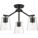 Progress PP40034031M Matte Black Mini Chandelier