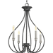 Progress PP400029143 Graphite Mid Sized Chandelier