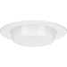 Progress PP806005028 Satin White 6'' Recessed Light Trim Kit