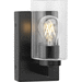 Progress PP30038631M Matte Black 1 Bulb Wall Sconce