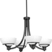 Progress PP400035031 Black Mid Sized Chandelier