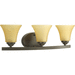 Progress PP201020 Antique Bronze 3 Bulb Bathroom Light