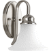 Progress PP209509 Brushed Nickel 1 Bulb Wall Sconce