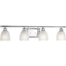 Progress PP211815 Polished Chrome 4 or more Bulb Bathroom Light