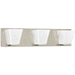 Progress PP212509 Brushed Nickel 3 Bulb Bathroom Light