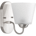 Progress PP212709 Brushed Nickel 1 Bulb Wall Sconce