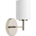 Progress PP2131104 Polished Nickel 1 Bulb Wall Sconce