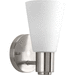 Progress PP215409 Brushed Nickel 1 Bulb Wall Sconce