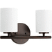 Progress PP215820 Antique Bronze 2 Bulb Bathroom Light