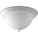 Progress PP23053030K9 White Flush Mount Ceiling Light