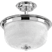 Progress PP233415 Chrome Flush Mount Ceiling Light