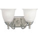 Progress PP273081 Antique Nickel 2 Bulb Bathroom Light