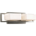 Progress PP276509WB Brushed Nickel 2 Bulb Bathroom Light