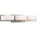 Progress PP276609WB Brushed Nickel 3 Bulb Bathroom Light