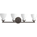 Progress PP277420 Antique Bronze 4 or more Bulb Bathroom Light