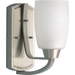 Progress PP279409 Brushed Nickel 1 Bulb Wall Sconce