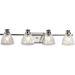 Progress PP281315WB Chrome 4 or more Bulb Bathroom Light