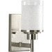 Progress PP295909 Brushed Nickel 1 Bulb Wall Sconce