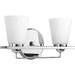Progress PP300001015 Polished Chrome 2 Bulb Bathroom Light