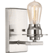 Progress PP300008009 Brushed Nickel 1 Bulb Wall Sconce
