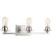 Progress PP300010009 Brushed Nickel 3 Bulb Bathroom Light
