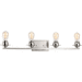 Progress PP300011009 Brushed Nickel 4 or more Bulb Bathroom Light