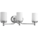 Progress PP300014015 Polished Chrome 3 Bulb Bathroom Light