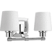 Progress PP300017015 Polished Chrome 2 Bulb Bathroom Light