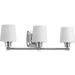Progress PP300018015 Polished Chrome 3 Bulb Bathroom Light
