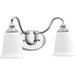Progress PP300025015 Polished Chrome 2 Bulb Bathroom Light