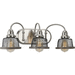 Progress PP300044009 Brushed Nickel 3 Bulb Bathroom Light