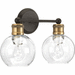 Progress PP300050020 Antique Bronze 2 Bulb Bathroom Light