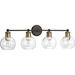 Progress PP300052020 Antique Bronze 4 or more Bulb Bathroom Light