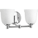 Progress PP300058015 Polished Chrome 2 Bulb Bathroom Light