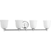 Progress PP300060015 Polished Chrome 4 or more Bulb Bathroom Light