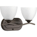 Progress PP300096020 Antique Bronze 2 Bulb Bathroom Light
