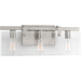 Progress PP300107009 Brushed Nickel 3 Bulb Bathroom Light