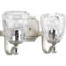 Progress PP300117134 Silver Ridge 2 Bulb Bathroom Light