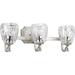 Progress PP300118134 Silver Ridge 3 Bulb Bathroom Light