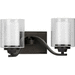 Progress PP300121143 Graphite 2 Bulb Bathroom Light