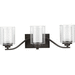 Progress PP300122143 Graphite 3 Bulb Bathroom Light