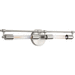 Progress PP300149009WB Brushed Nickel 2 Bulb Bathroom Light