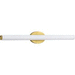 Progress PP30018401230 Satin Brass 4 or more Bulb Bathroom Light