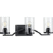 Progress PP300258031 Matte Black 3 Bulb Bathroom Light