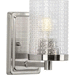 Progress PP300268009 Brushed Nickel 1 Bulb Wall Sconce