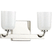 Progress PP300281104 Polished Nickel 2 Bulb Bathroom Light