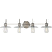 Progress PP300289081 Antique Nickel 4 or more Bulb Bathroom Light