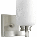 Progress PP303009 Brushed Nickel 1 Bulb Wall Sconce